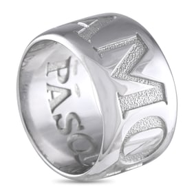 Pasquale Bruni 18K White Gold Amore Band Ring