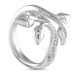 Tamara Comolli 18K White Gold and Diamond Ring
