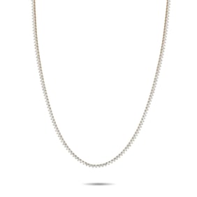 7.25ctw VVS2-VS1/E-F Lab Grown Diamond and 14K Necklace