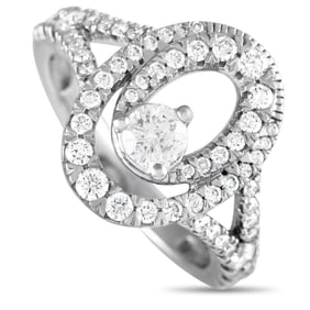 1.00ctw Diamond and 14K White Gold Ring