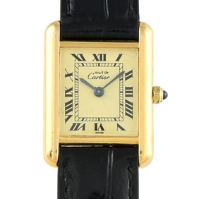 Cartier Must de Cartier Tank Vermeil Quartz Watch