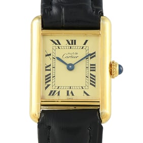 Cartier Must de Cartier Tank Vermeil Quartz Watch