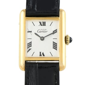 Cartier Must de Cartier Tank Logo Dial Quartz Watch