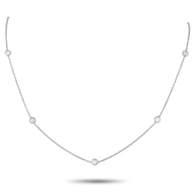 Hearts on Fire 1.28ctw Diamond and 18K 18" Necklace