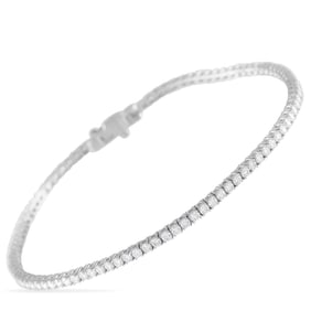 2.05ctw VVS2-VS1/E-F Lab-Grown Diamond 14K Bracelet
