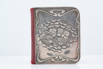 c. 1900 Sterling Silver Cover Mini Book of Common Prayer