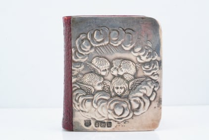 c. 1905 Sterling Silver Cover Mini Book of Hymns