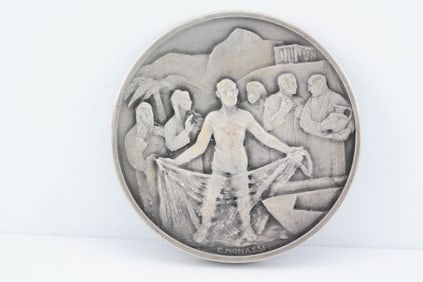 4.2oz .925 Silver St. Peter Franklin Mint Medallion