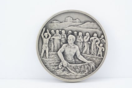 4.2oz .925 Silver St. Andrew Franklin Mint Medallion