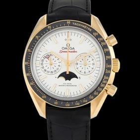 Omega Speedmaster Moonphase Yellow Gold Watch