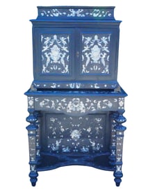 Continental Renaissance Revival Two-Part Cabinet