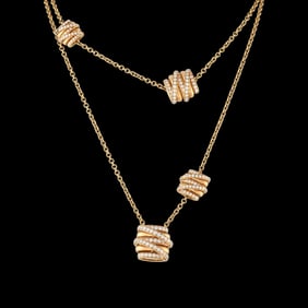 de Grisogono Allegra Diamond and 18K Long Necklace