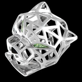 Cartier Panthere 18K White Gold Openwork Ring