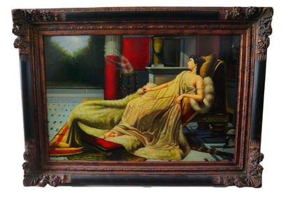 George (20th Century) Reclining Woman Painting
