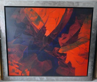Large Illuminated Abstract Lightbox Artwork