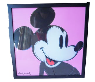 After Andy Warhol "Mickey Mouse" Screenprint #899/2400