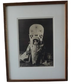 Native American Cradleboard Photograph