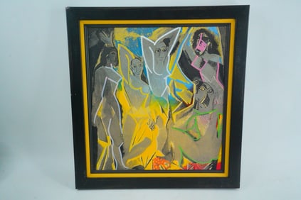 Les Demoiselles d'Avignon (After Picasso) Canvas Print