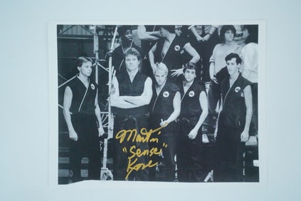 The Karate Kid (1984) Martin Kove Signed 8" x 10" Photo