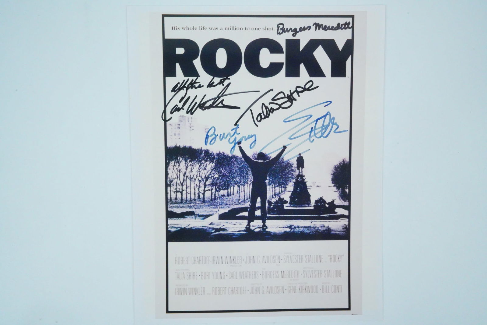 Rocky (1976) Cast-Signed 8" x 10" Photo (1 of 3)