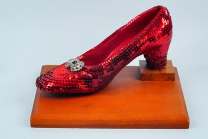 Margaret Hamilton's Ruby Slipper by Bob Baker