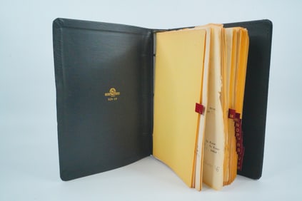 Costumer's Folio with Iconic Film Star Measurements