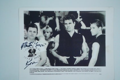 The Karate Kid Part III Martin Kove Signed 8" x 10" Photo