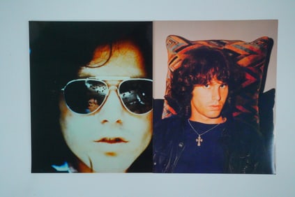 Jim Morrison Lot of (2) 8" x 10" Color Photographs