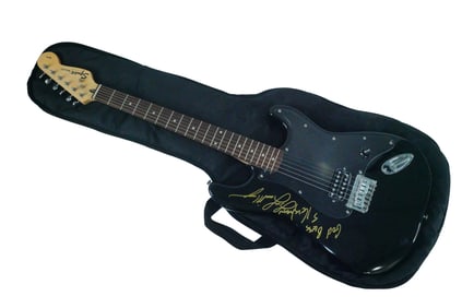 Lorrie Morgan Signed Squier 20th Anniversary Edition