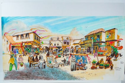Ron Croci 1997 "Cinderella" Original Concept Drawing