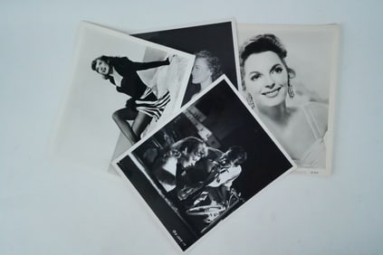 Lot of (4) 1950s Hollywood Legends Publicity Photos