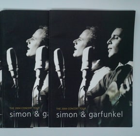 Lot of (2) Simon & Garfunkel 2004 Tour Booklets