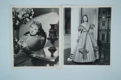 Greer Garson Lot of (2) Publicity Photos