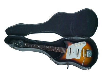 Vintage Kent Sunburst Electric Guitar W/Original Case