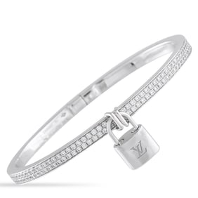 Louis Vuitton 1.30ctw Diamond and 18K Lockit Bracelet