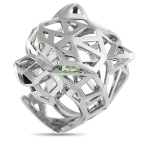 Cartier Panthere 18K White Gold Openwork Ring
