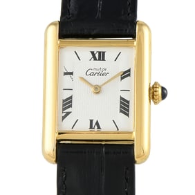 Cartier Must de Cartier Tank Logo Dial Vermeil Watch