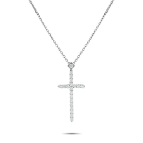 Cartier 1.00ctw Diamond and 18K White Gold Necklace
