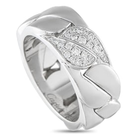 Cartier La Dona 18K White Gold and Diamond Ring