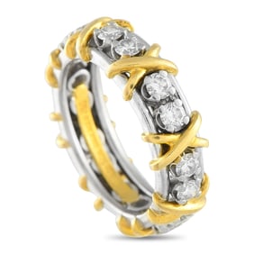 Tiffany & Co. Schlumberger 1.29ctw Diamond, 18K/Plat Ring