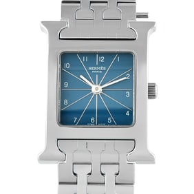 Hermes Heure H Blue Dial Steel Watch Ref. HH1.210