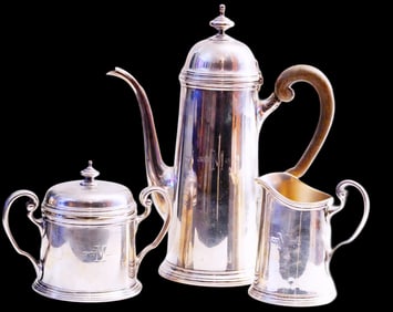 Tiffany & Co. Sterling Silver 3-Piece Coffee Service