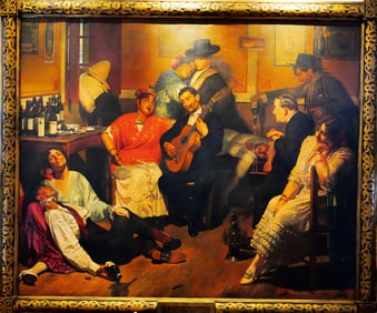 Eugenio Vivo Tarin "Por Siguiriya" Original Oil Painting