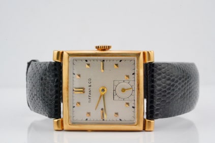 Tiffany & Co. Vintage Square 14K Manual Wristwatch