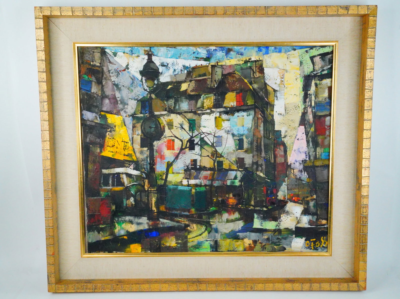 Olivier Foss (1920-2002) Oil on Canvas Painting (1 of 5)