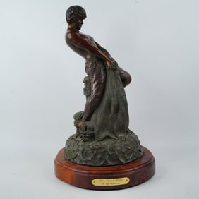 H. Jay Halverson "The Tidal Draw" Bronze Sculpture