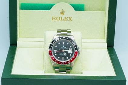Rolex "Coke" GMT-Master II 40mm Stainless Steel Watch
