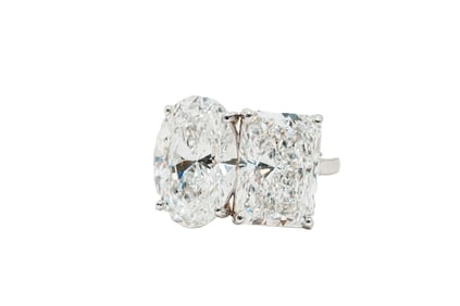10.17ctw IGI VVS2-VS1/D-E Lab Grown Diamond and 18K Ring