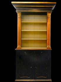 Neoclassical Style Cabinet with Corinthian Columns