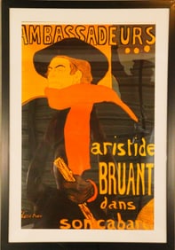After Henri de Toulouse-Lautrec Cabaret Print